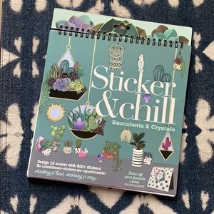 Sticker & Chill - Succulents and Crystals
